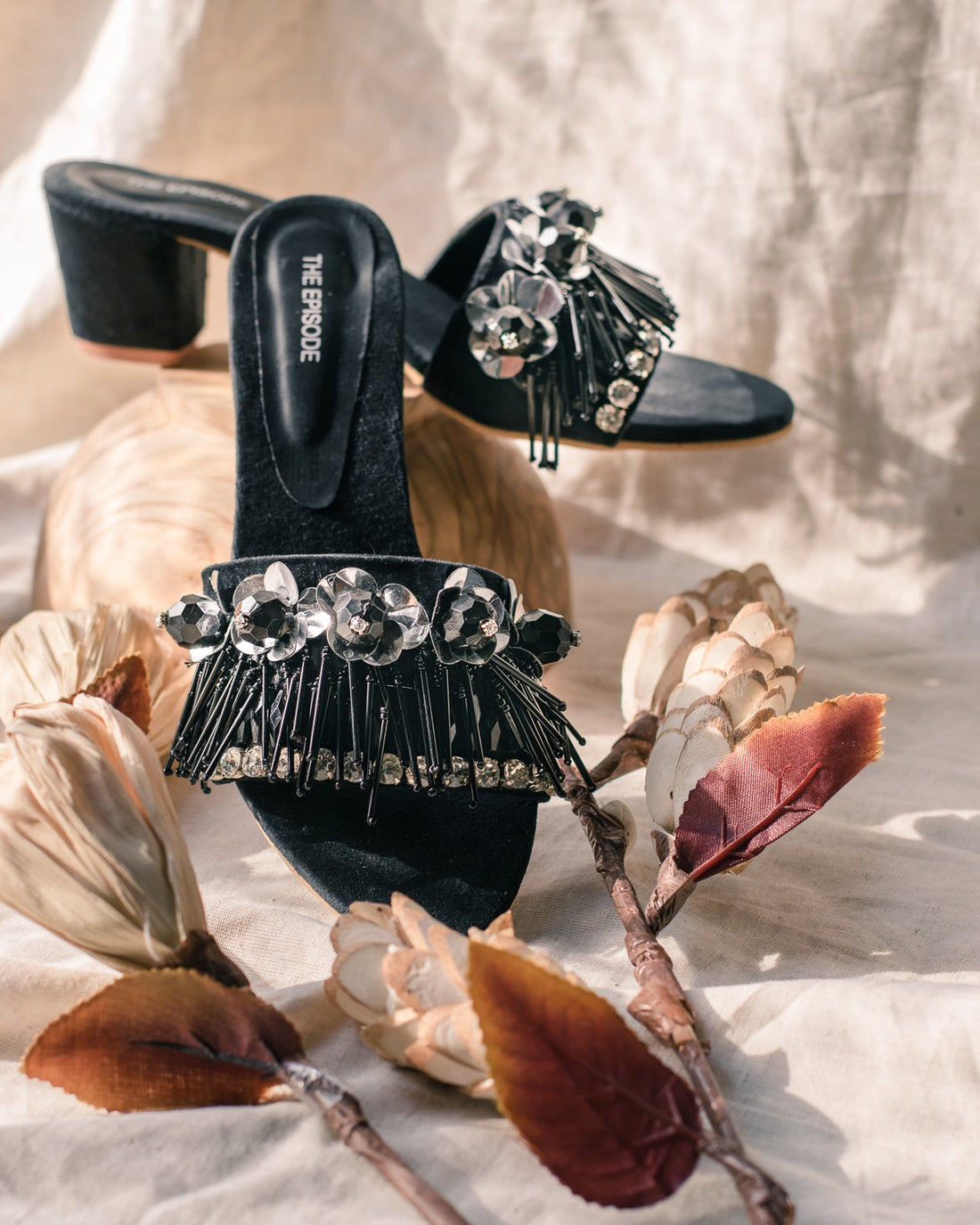Black Magic Block Heels