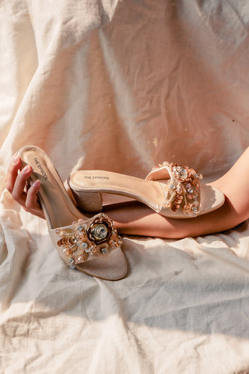Golden Bridge Block Heels