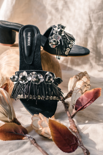 Black Magic Block Heels