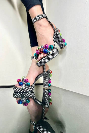 Disco Bite Block Heels