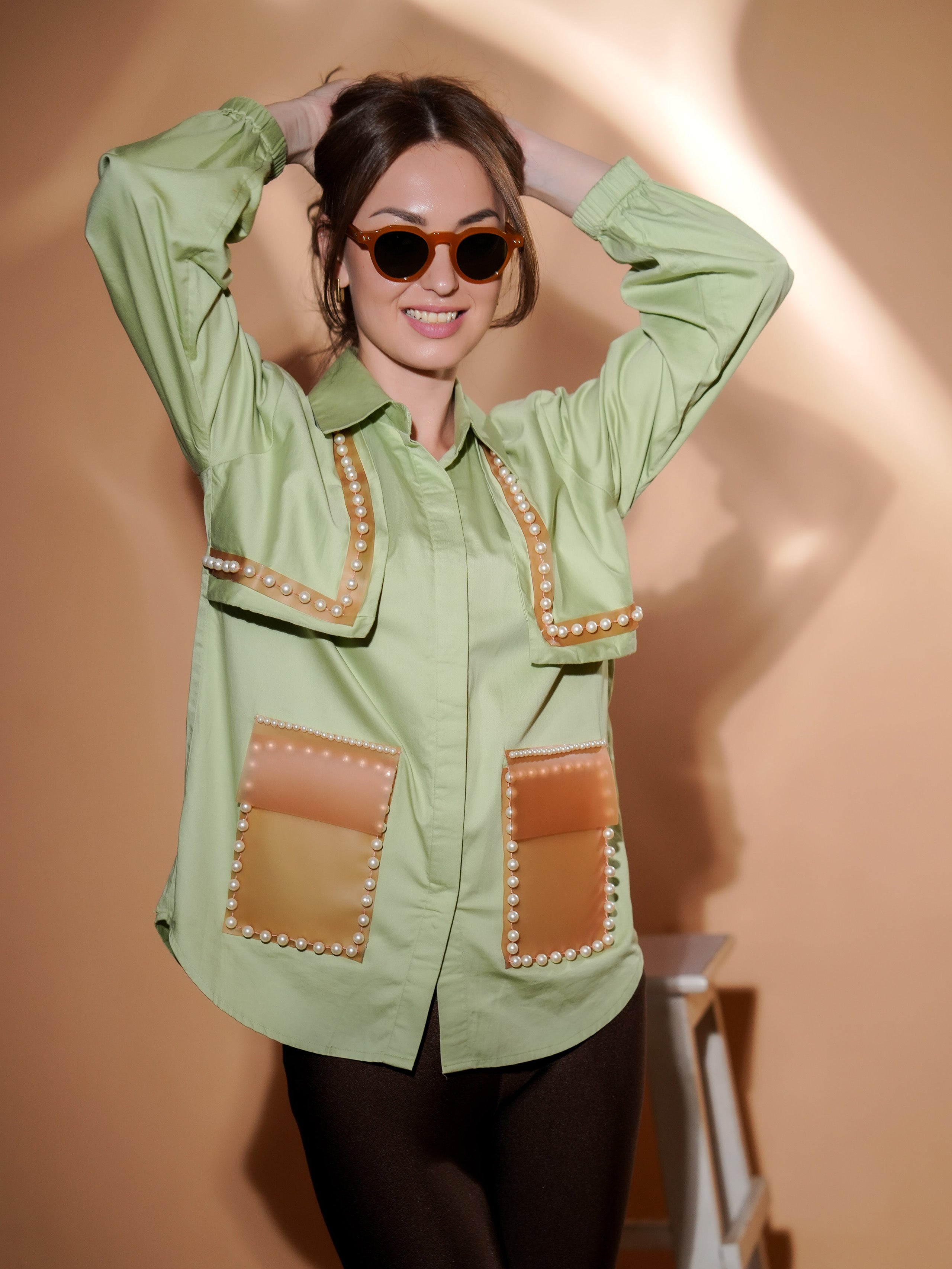 Smokey Flap Green