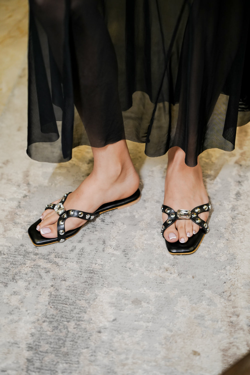 Black Beauty Flats