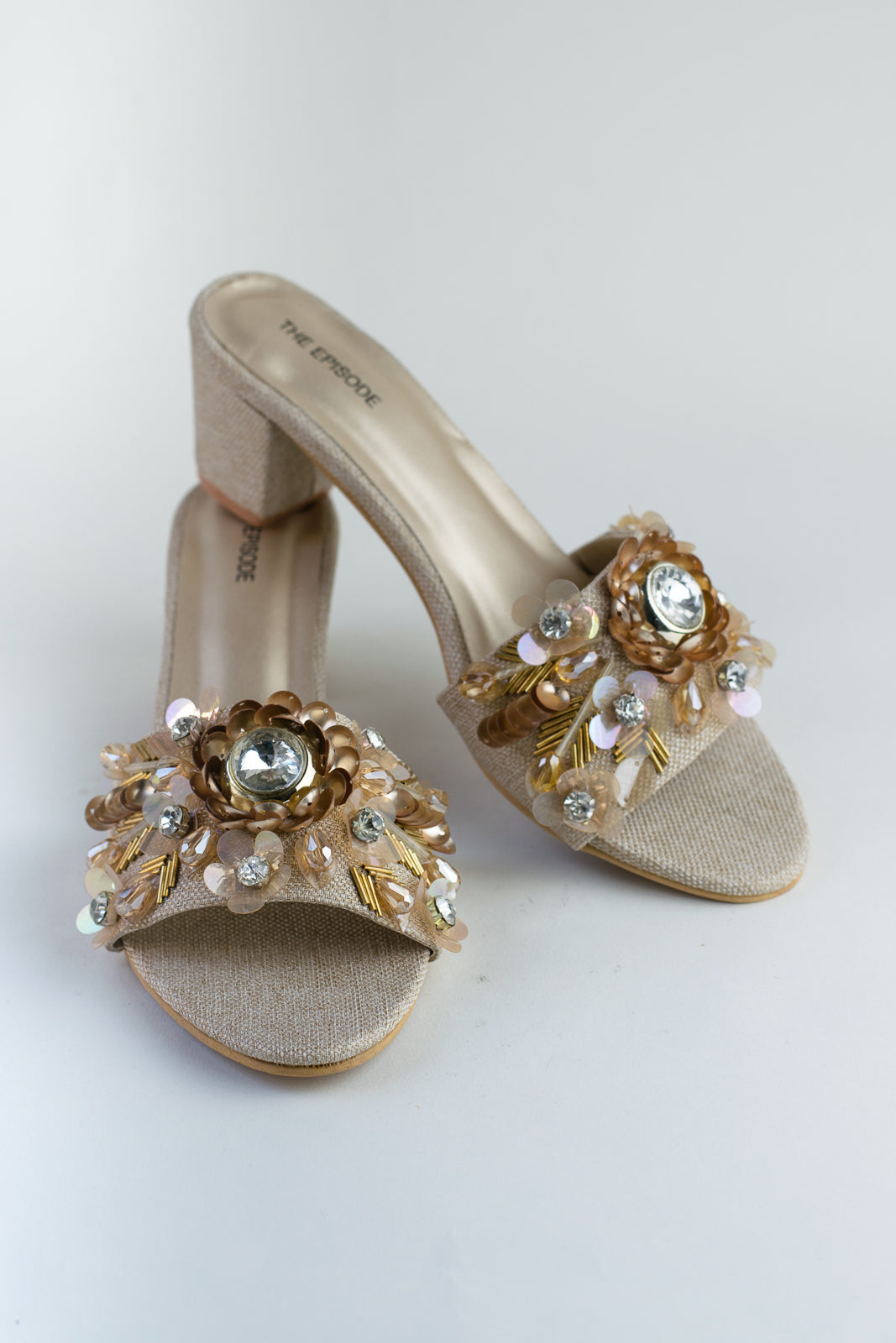 Golden Bridge Block Heels