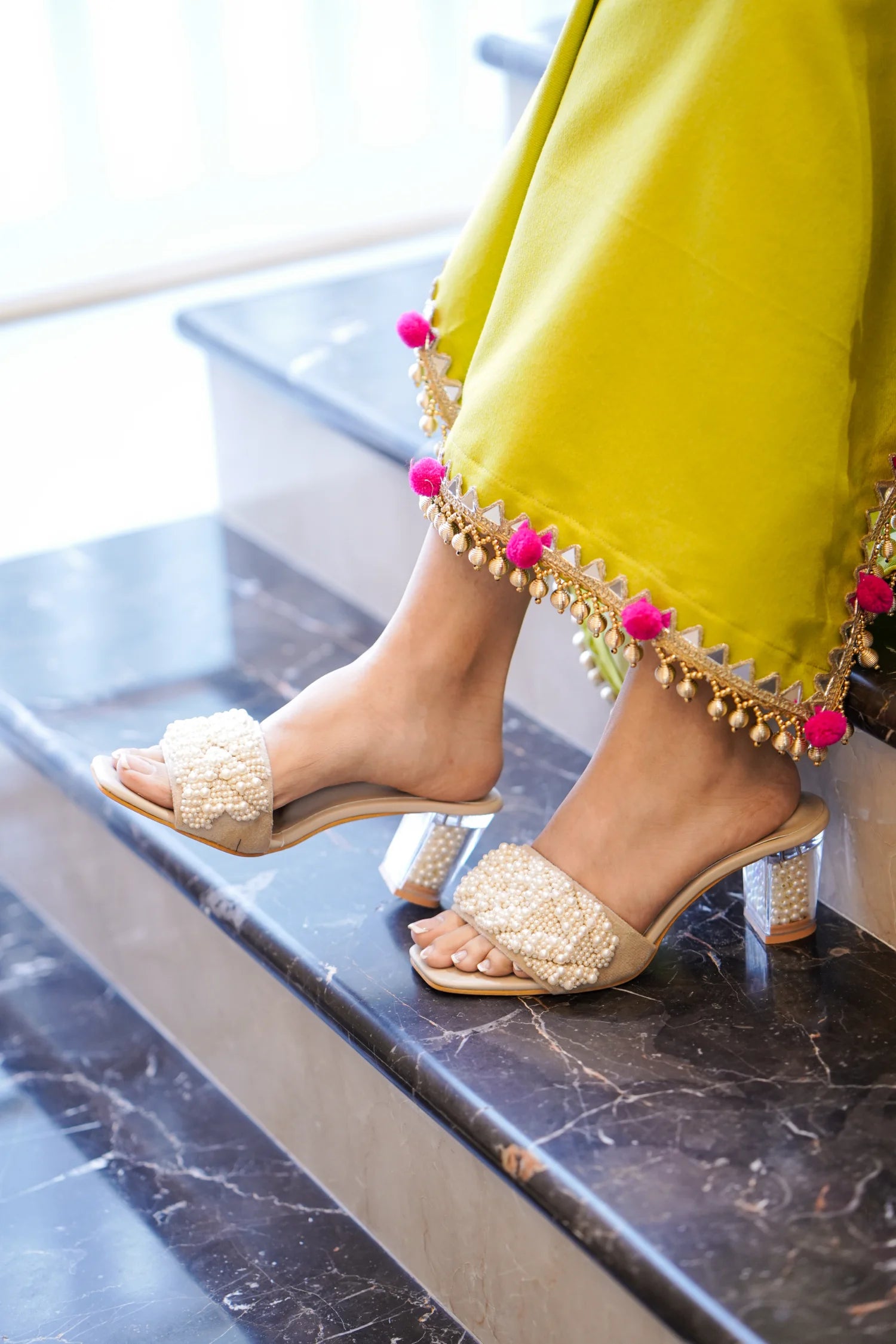 Pearl Girl Heels