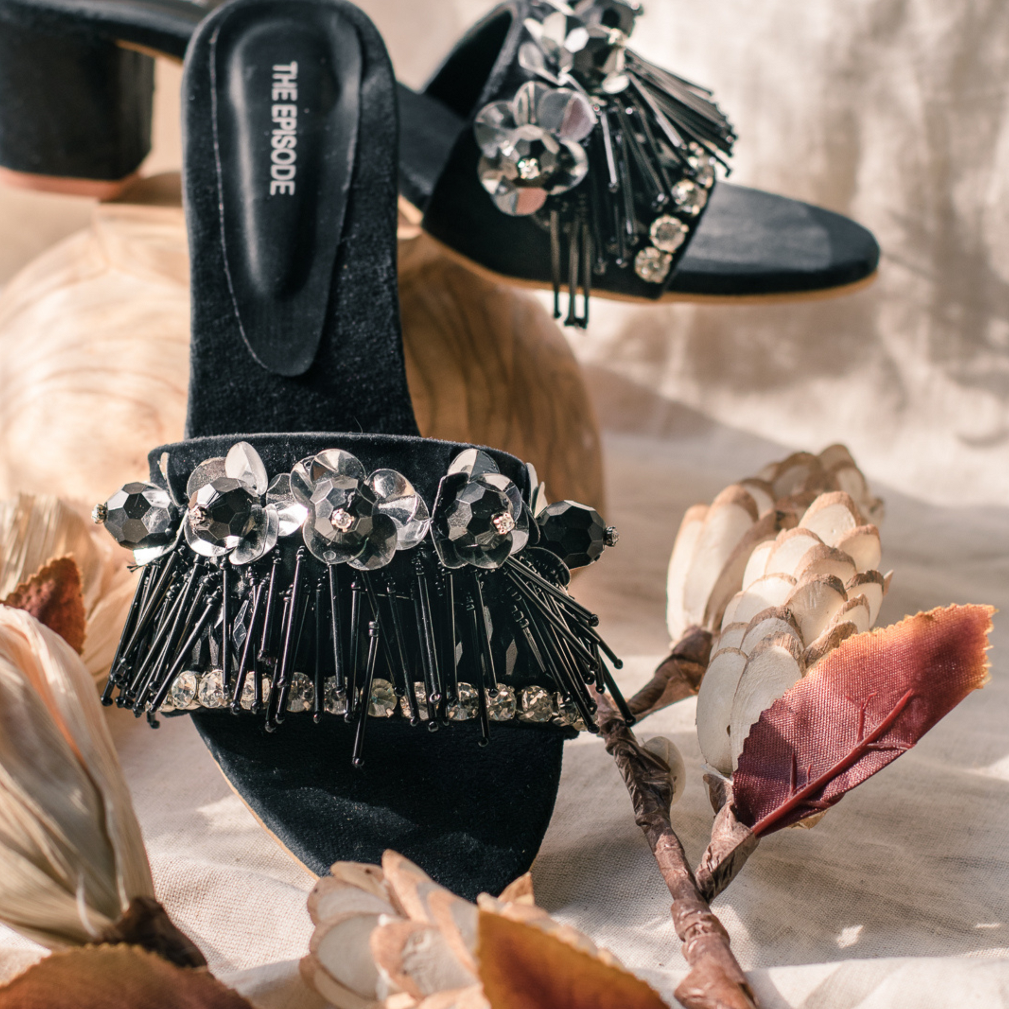 Black Magic Block Heels