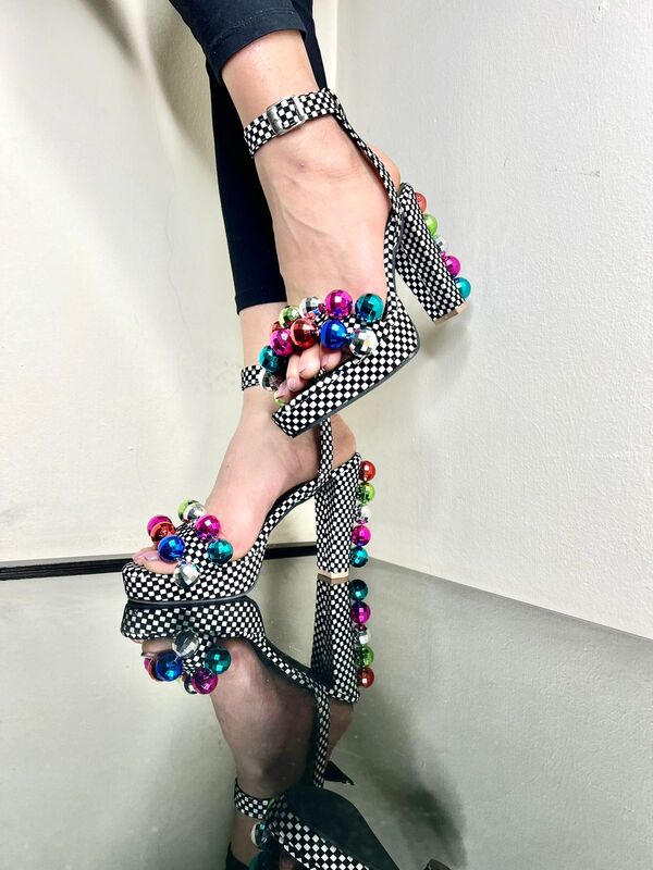 Disco Bite Block Heels