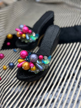 Cotton Candy Wedges (Black)